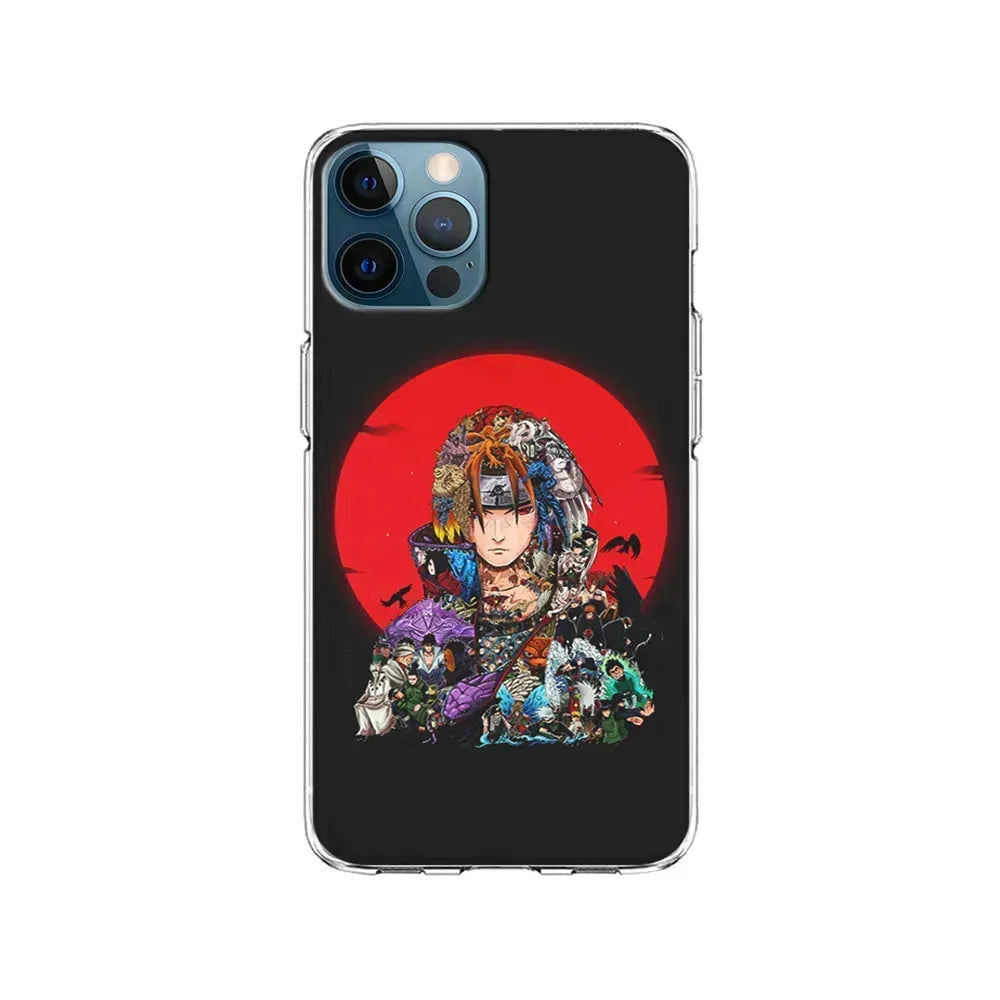 Naruto Akatsuki Clan History iPhone 15 Pro Max Case-Clear Soft Case-Xtracase