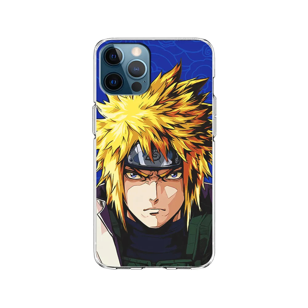 Naruto Minato Namikaze Angry iPhone 13 Pro Case-Clear Soft Case-Xtracase
