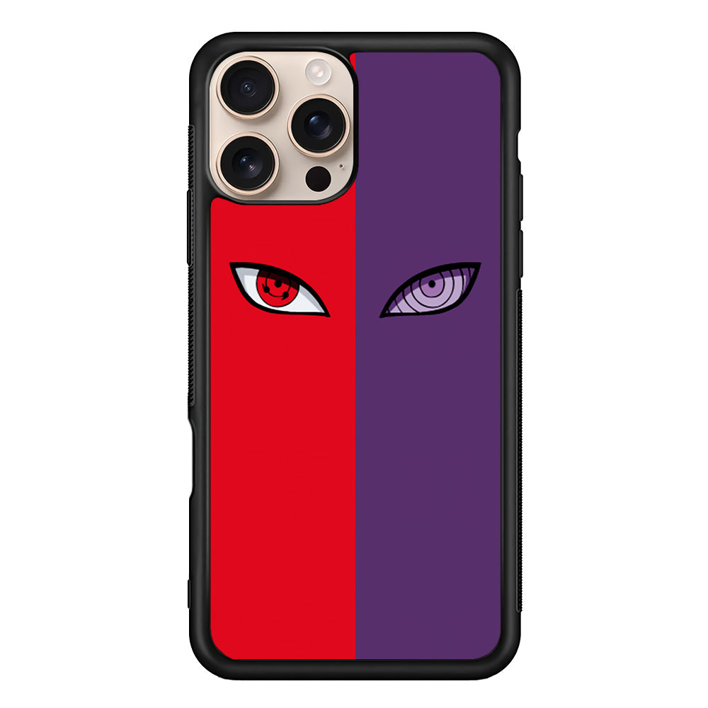 Naruto Sharingan and Rinnegan iPhone 16 Pro Max Case - iPhone 16 Pro Max
