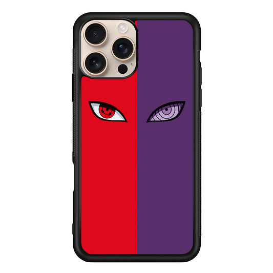 Naruto Sharingan and Rinnegan iPhone 16 Pro Max Case - iPhone 16 Pro Max