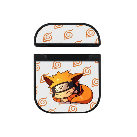 Naruto Sleep All The Day Hard Plastic Case Cover For Apple Airpods-Xtracase