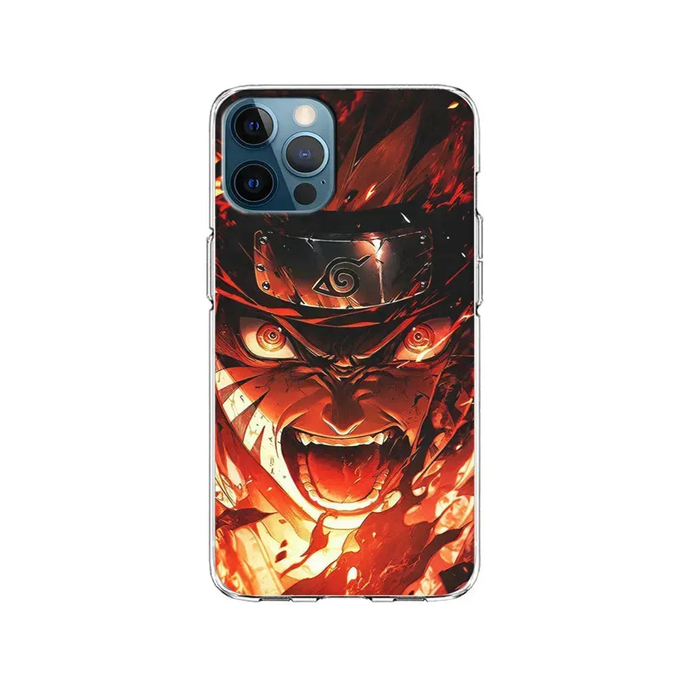 Naruto Uzumaki Goes Berserk iPhone 15 Pro Max Case-Clear Soft Case-Xtracase