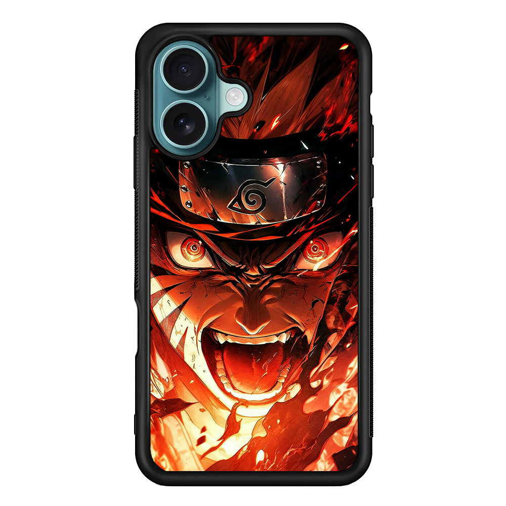 Naruto Uzumaki Goes Berserk iPhone 16 Case - Xtracase