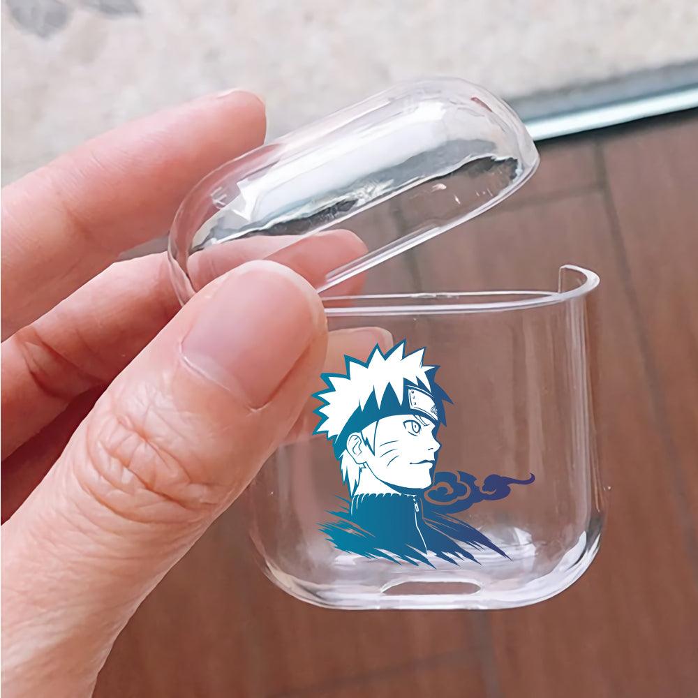 Naruto Uzumaki Blue Color Protective Clear Case Cover For Apple Airpods-Xtracase