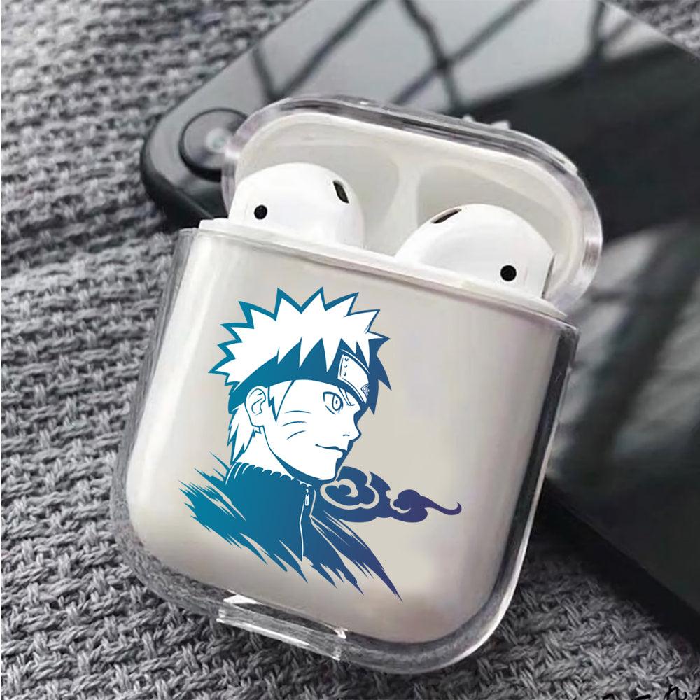 Naruto Uzumaki Blue Color Protective Clear Case Cover For Apple Airpods-Xtracase