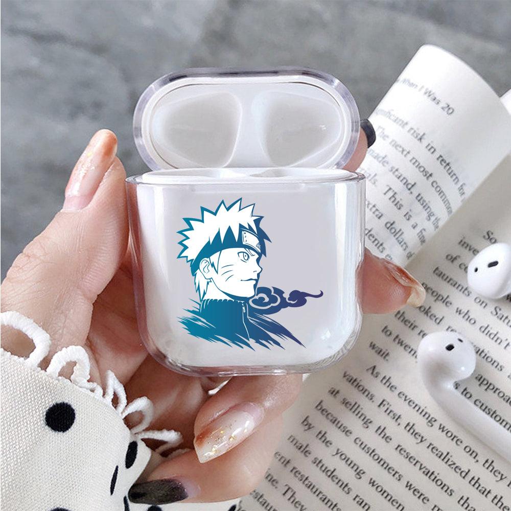 Naruto Uzumaki Blue Color Protective Clear Case Cover For Apple Airpods-Xtracase
