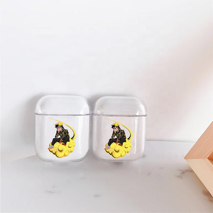 Naruto on Nimbus Cloud Protective Clear Case Cover For Apple Airpods-Xtracase