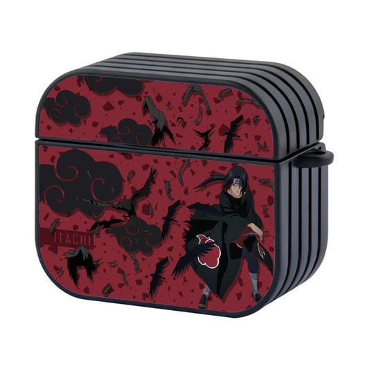 Naruto on Itachi The Shadow Hero Hard Plastic Case Cover For Apple Airpods 4-Xtracase