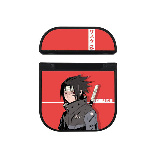 Naruto on Sasuke The Enlightener of Uchiha Apple Airpods Case-Xtracase