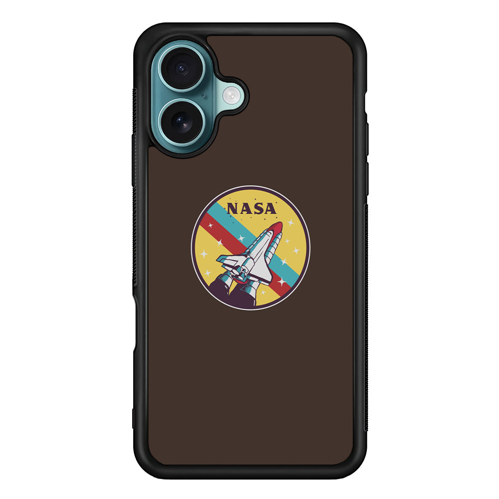 Nasa Dark Aircraft Icon iPhone 16 Plus Case - Xtracase