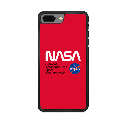 Nasa Red Authentic iPhone 8 Plus Case-Xtracase