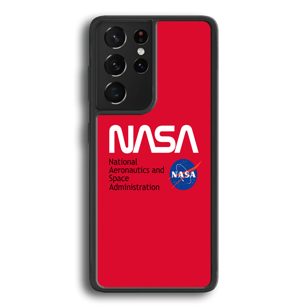 Nasa Red Authentic Samsung Galaxy S21 Ultra Case-Xtracase