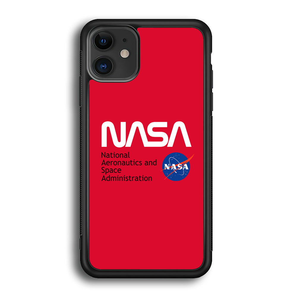Nasa Red Authentic iPhone 12 Case-Xtracase