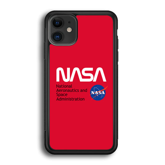 Nasa Red Authentic iPhone 12 Case-Xtracase