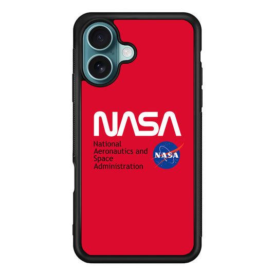 Nasa Red Authentic iPhone 16 Case - Xtracase