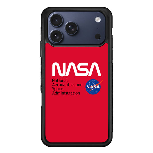 Nasa Red Authentic iPhone 17 Pro Case - Xtracase
