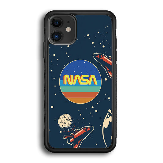 Nasa Retro Space iPhone 12 Case-Xtracase