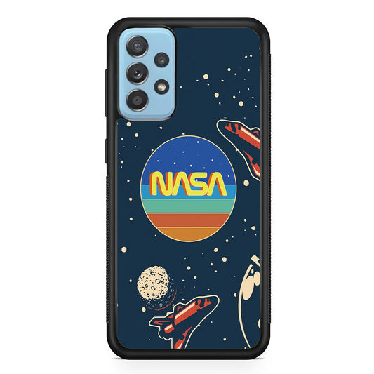 Nasa Retro Space Samsung Galaxy A72 Case-Xtracase