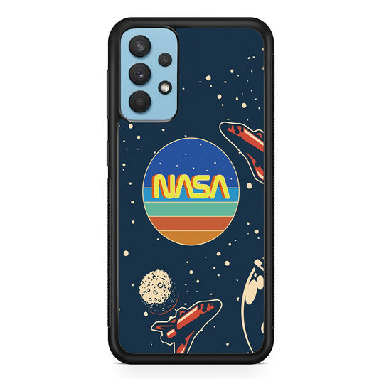 Nasa Retro Space Samsung Galaxy A32 Case-Xtracase