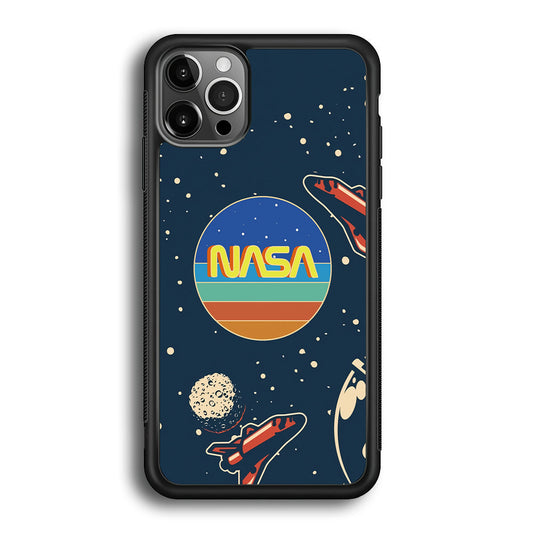 Nasa Retro Space iPhone 12 Pro Max Case-Xtracase