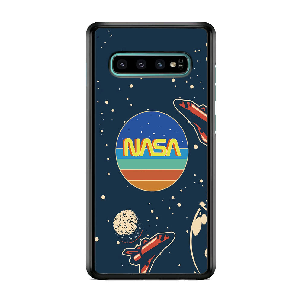 Nasa Retro Space Samsung Galaxy S10 Plus Case-Xtracase