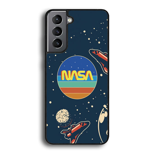 Nasa Retro Space Samsung Galaxy S21 Case-Xtracase