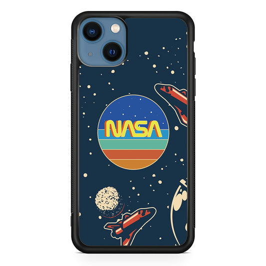 Nasa Retro Space iPhone 14 Plus Case-Xtracase