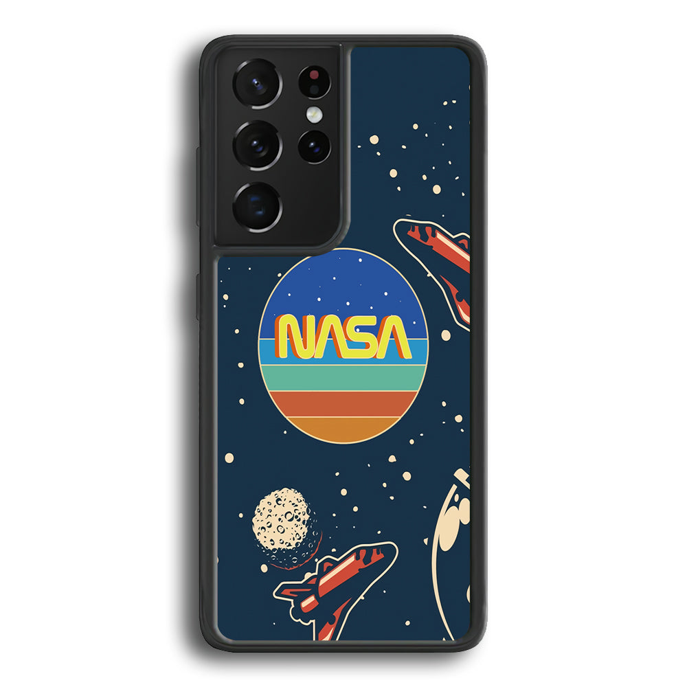 Nasa Retro Space Samsung Galaxy S21 Ultra Case-Xtracase