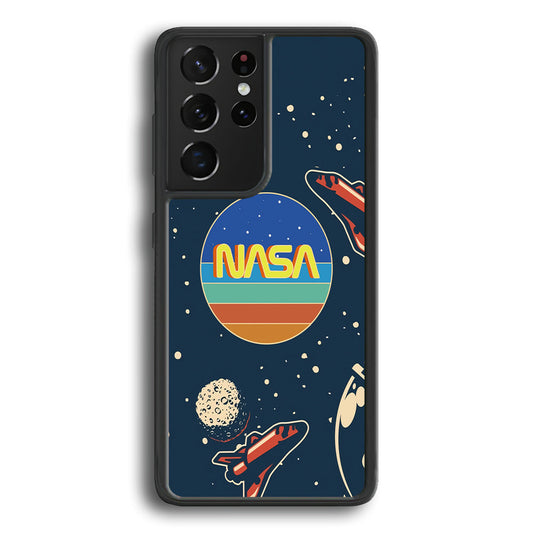 Nasa Retro Space Samsung Galaxy S21 Ultra Case-Xtracase