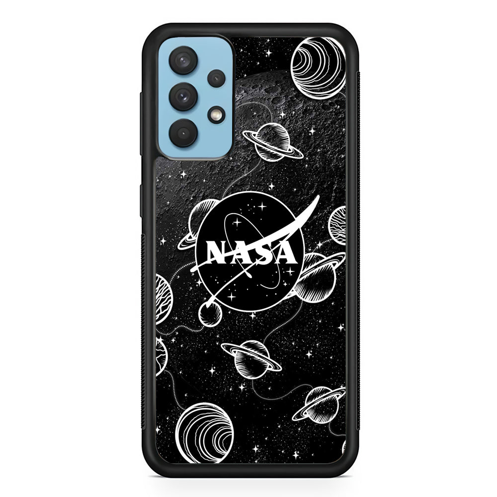 Nasa Shadow of The Moon Samsung Galaxy A32 Case-Xtracase