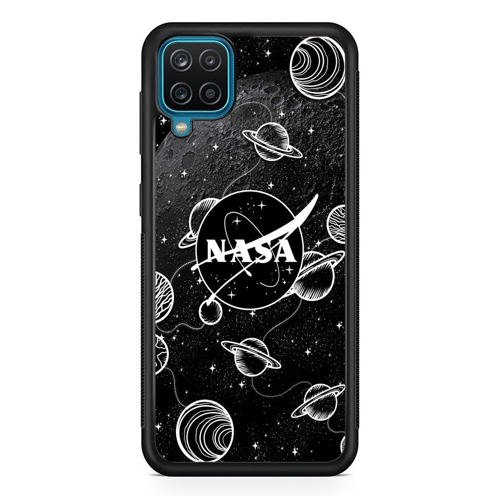Nasa Shadow of The Moon Samsung Galaxy A12 Case-Xtracase