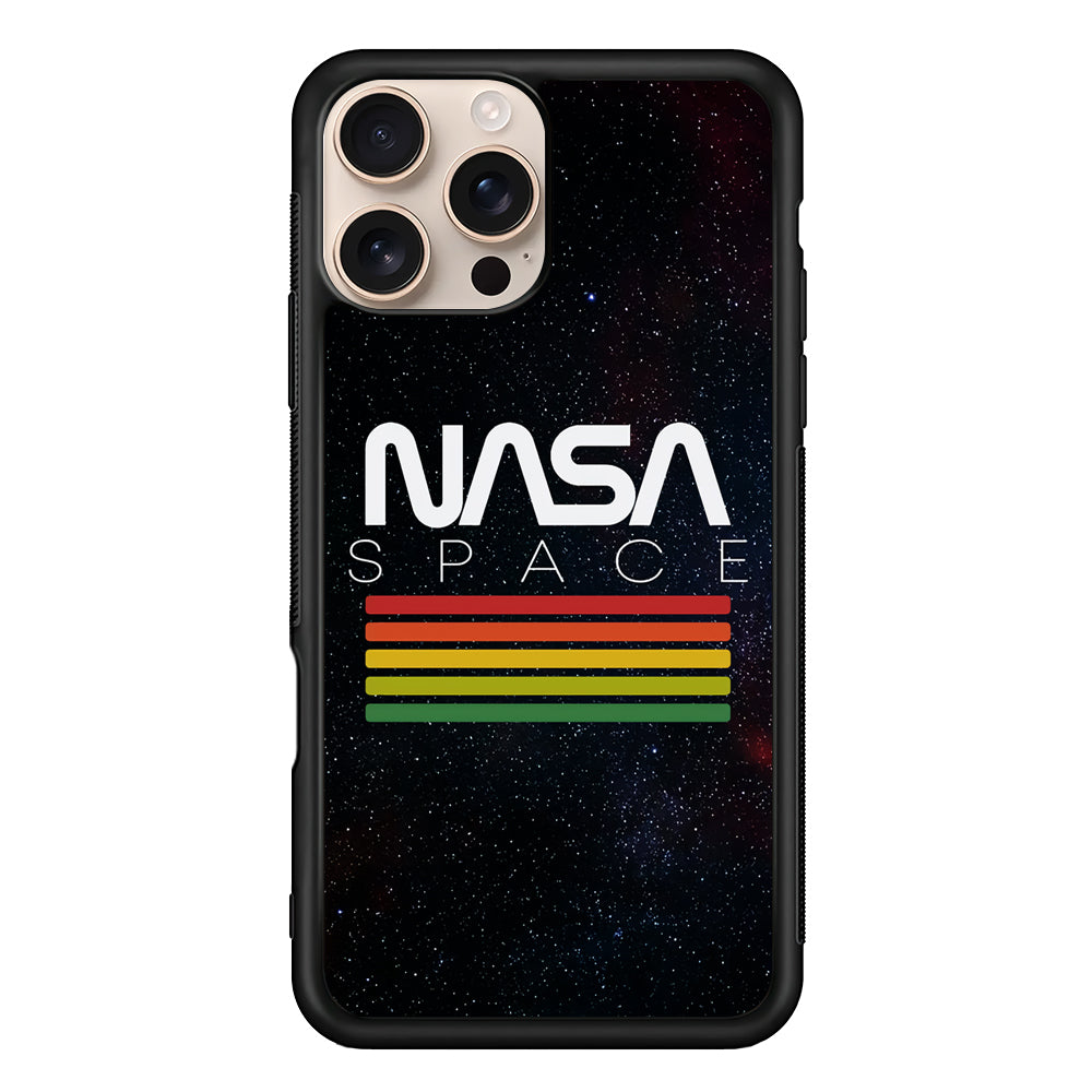 Nasa Space Strpe Colour iPhone 16 Pro Case - Xtracase