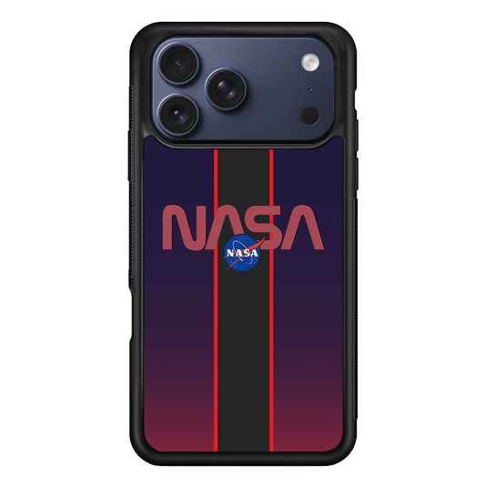 Nasa Stripe Line Red iPhone 17 Pro Case - Xtracase