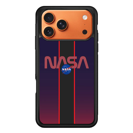Nasa Stripe Line Red iPhone 17 Pro Max Case