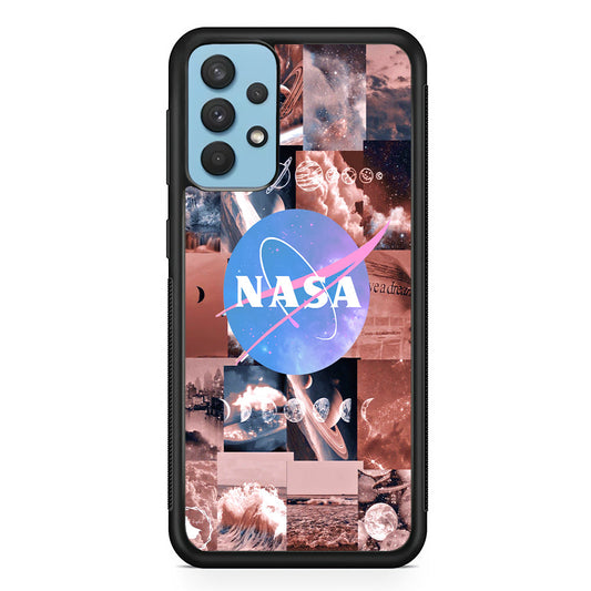 Nasa Universe Post Samsung Galaxy A32 Case-Xtracase