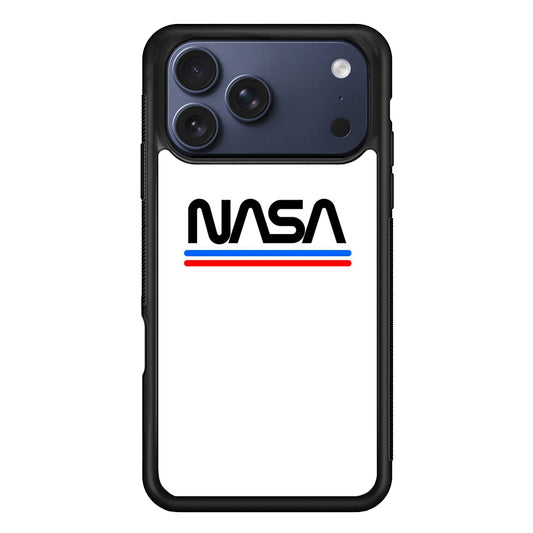 Nasa White Stripe iPhone 17 Pro Case - Xtracase