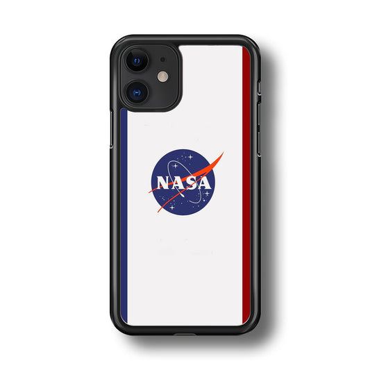 Nasa Stripe Blue Red Emblem iPhone 11 Case-Xtracase