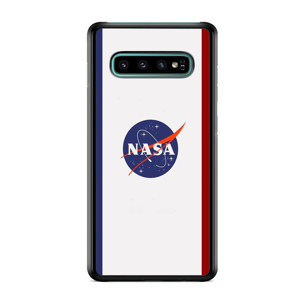 Nasa Stripe Blue Red Emblem Samsung Galaxy S10 Plus Case-Xtracase