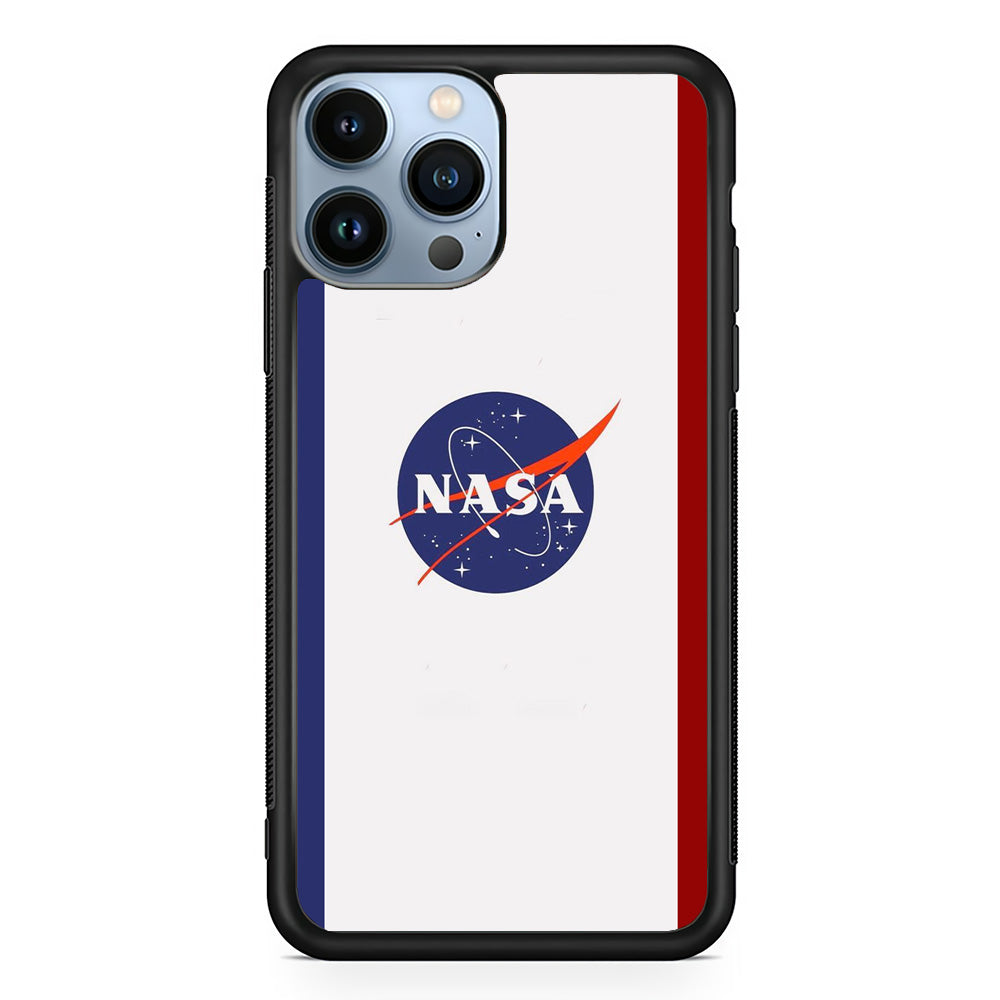 Nasa Stripe Blue Red Emblem iPhone 15 Pro Max Case-Xtracase