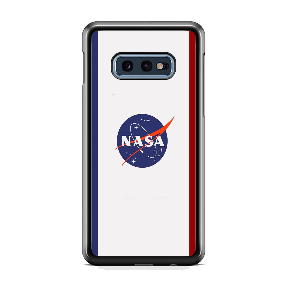 Nasa Stripe Blue Red Emblem Samsung Galaxy S10E Case-Xtracase