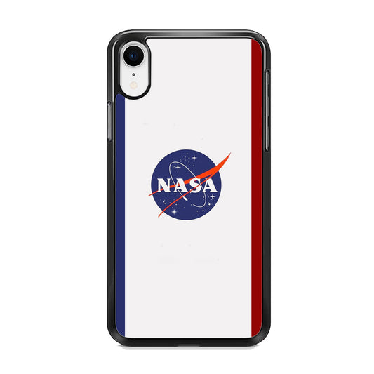 Nasa Stripe Blue Red Emblem iPhone XR Case-Xtracase