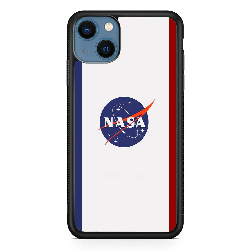 Nasa Stripe Blue Red Emblem iPhone 13 Case-Xtracase