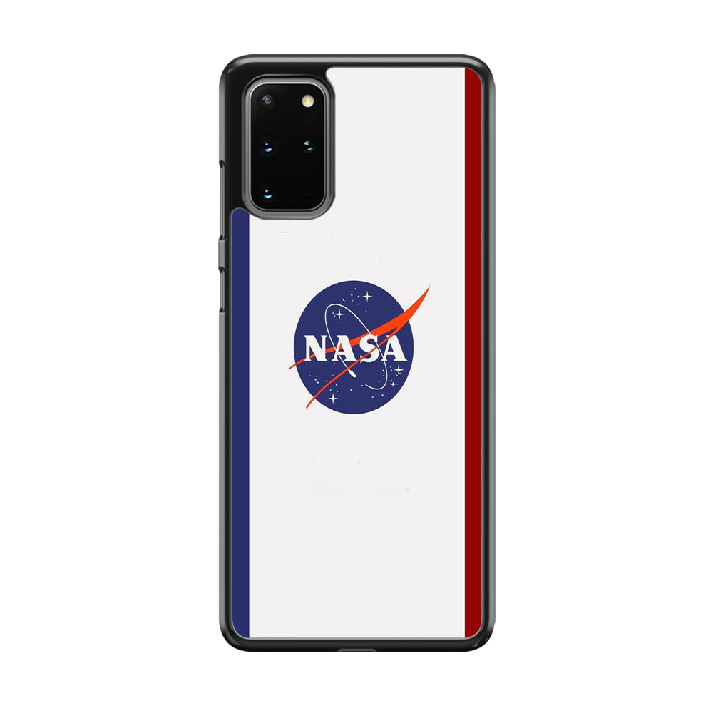 Nasa Stripe Blue Red Emblem Samsung Galaxy S20 Plus Case-Xtracase