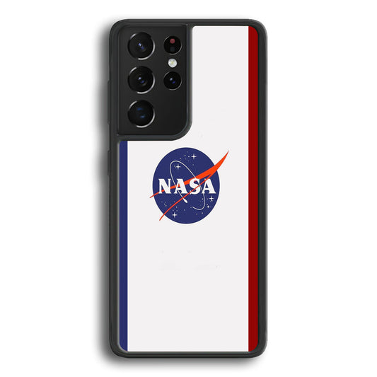 Nasa Stripe Blue Red Emblem Samsung Galaxy S21 Ultra Case-Xtracase