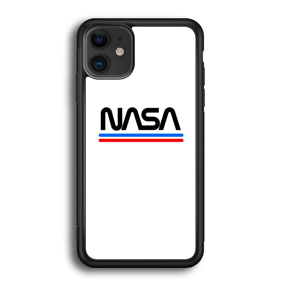 Nasa White Stripe iPhone 12 Case-Xtracase