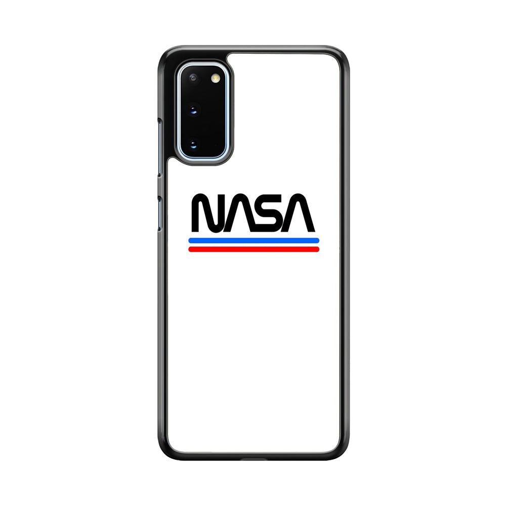 Nasa White Stripe Samsung Galaxy S20 Case-Xtracase