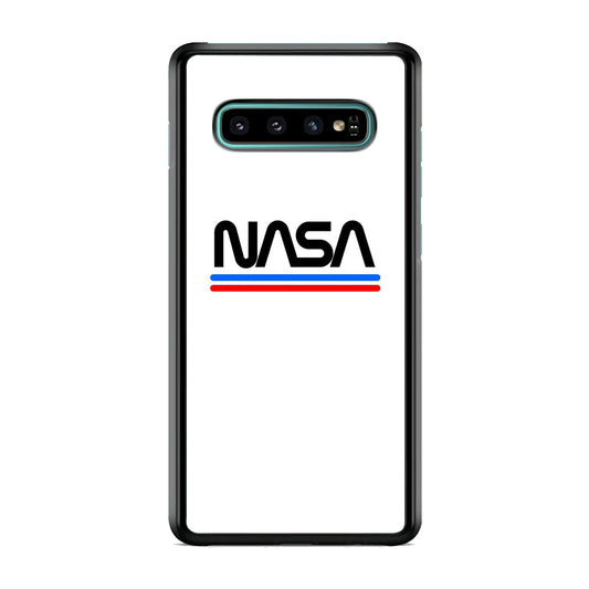 Nasa White Stripe Samsung Galaxy S10 Case-Xtracase