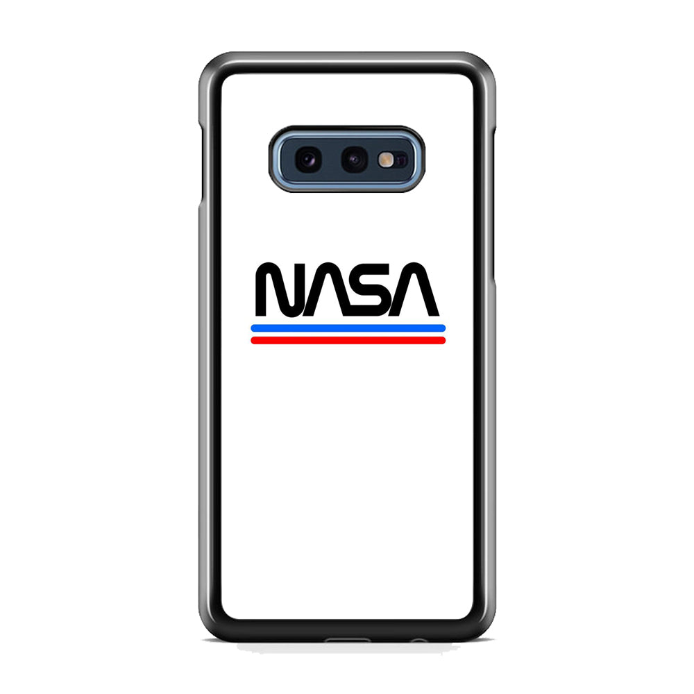 Nasa White Stripe Samsung Galaxy S10E Case-Xtracase