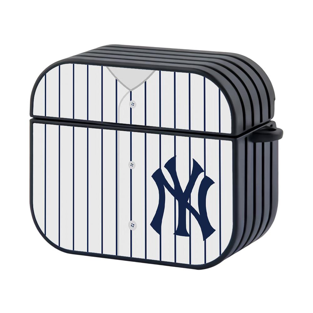 New York Yankees Collar on Jersey Hard Plastic Case Cover For Apple Airpods 4-Xtracase