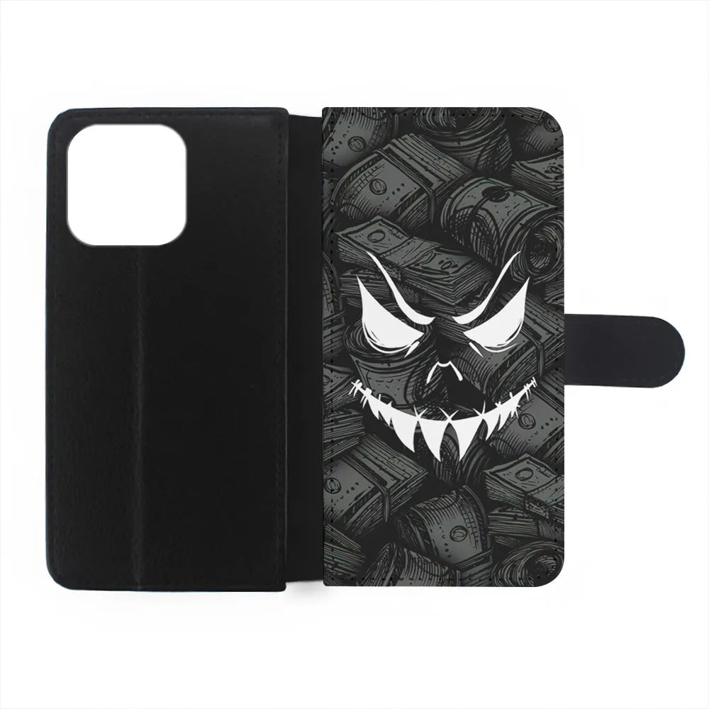 Nightmare from Your Money iPhone 13 Pro Case-Flip Wallet Case-Xtracase